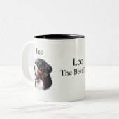 シンプルホワお気に入りのイトドッグカスタム ツートーンマグカップ (正面左)