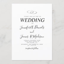 シンプルホワイトとリングや輪結婚ズ