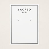 シンプルホワイトアモダンーリングジュエリー表示 (正面)