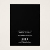 シンプルホワイトイヤリング表示カードホルダー (裏面)