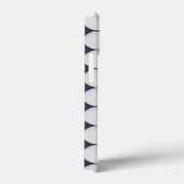 シンプルホワイトオンミッドナイトブルー Case-Mate iPhoneケース (裏面 / 右)