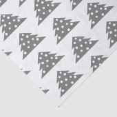 シンプルホワイトグレークリスマスツリーパッテンホリデー 薄葉紙 (詳細)