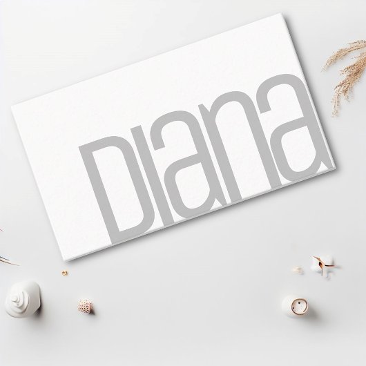 シンプルホワイトグレーミニマルモダンリスト 名刺