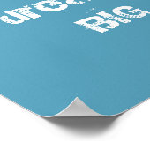 シンプルホワイトダンデリオン ポスター (角)