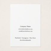 シンプルホワイトネックレス表示ホルダーロゴ (裏面)