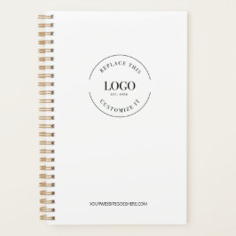 シンプルホワイトミニマルカスタムリスト プランナー手帳