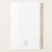 シンプルホワイトミニマルカスタムリスト プランナー手帳 (裏面)