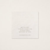 シンプルホワイトリネン(画像)ネックレスディスプレイホルダー (裏面)