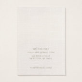 シンプルホワイトリネン（画像）ネックレスディスプレイホルダー (裏面)