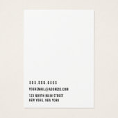 シンプルホワイトロゴのイヤリング表示カードを追加 (裏面)