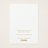 シンプルホワイトロゴのイヤリング表示カードを追加 (裏面)