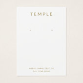 シンプルホワイトロゴのイヤリング表示カードを追加 (正面)