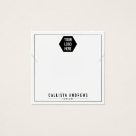 シンプルホワイトロゴのネックレス表示カードを追加