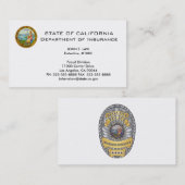 シンプルホワイトLEO名刺 名刺 (正面/裏面)