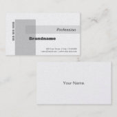 シンプルホワエレガントイトグレースタイルプロフェッショナル 名刺 (正面/裏面)