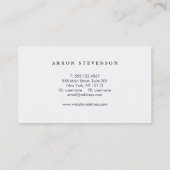 シンプルホワクラシックイト建築会社 名刺 (裏面)