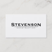 シンプルホワクラシックイト建築会社 名刺 (正面)