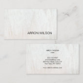 シンプルホワモダンイトウッドプロフェッショナル 名刺 (正面/裏面)