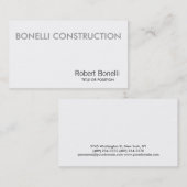 シンプルホワモダンイト 名刺 (正面/裏面)