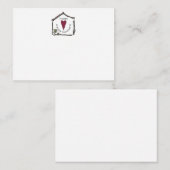 シンプルホームはハートがノーテカード ノートカード (正面/裏面)