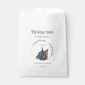 シンプルボクサー結婚ドッグお願いバッグ フェイバーバッグ (正面)