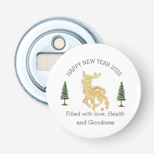 シンプルボタンボトルオープナー 栓抜き (正面)