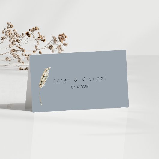 シンプルボホエレガントダスクテーブルナンバーカード プレイスカード