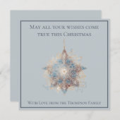 シンプルボホシックスタークリスマスカード シーズンカード (正面/裏面)