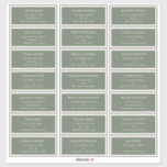 シンプルボホセージグリーン結婚ズゲストアドレス シール<br><div class="desc">このシンプルデザインボホSage GreenのGuest Address Stickerは結婚、ニュートラルアイボリーの洗練されたミュートされたパレットと豪華なミックスとサビのテラコッタ、セージのグリーン、プラムのマッチのオプションを備えている。タイポグラフィと優しいアーチシンプルの控えめなエレガンスは、クラシックミニマリストなスタイリングで心地よい洗練された美意識を作り出す。コーディネート無料カラーオプションは、すべての味のための幅広いルックスを提供する。美しい又はヴィンテージモダンのカジュアル、シックなブライダルシャワー結婚、またはその他の特別な機会に最適。全てのデザインと同様もしに、質問や特別なリクエストなどがあり頼ます。</div>