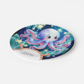 シンプルボホタコ誕生日 ペーパープレート (アングル)