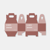 シンプルボホダスティバラタイポグラフィ結婚ズ フェイバーボックス (折り畳みなし)