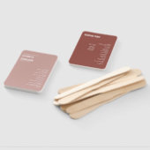 シンプルボホダスティバラタイポグラフィ結婚式 プログラム ハンドファン (組立なし)