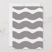 シンプルボホブラックヘンパーティの招待状テンプレート 招待状 (裏面)