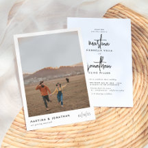 シンプルボホブラック&ホワエレガントトフォト結婚ズ