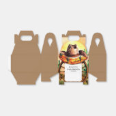 シンプルボホブートカウボーイベビーシャワー フェイバーボックス (折り畳みなし)