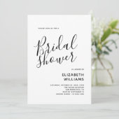 シンプルボホミニマルブライダルシャワー 招待状 (スタンド正面)