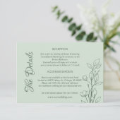 シンプルボホルビーワ結婚イン詳細 エンクロージャーカード (スタンド正面)