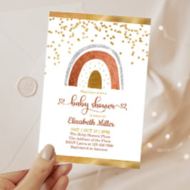 シンプルボホレインボー男女兼用男の赤ちゃんシャワー