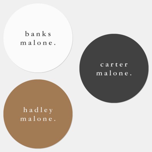 シンプルボホレインボー防水名 ラベル (グループ)