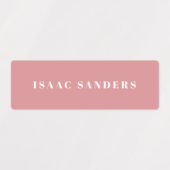 シンプルボホレインボー防水名 ラベル (デザイン1)