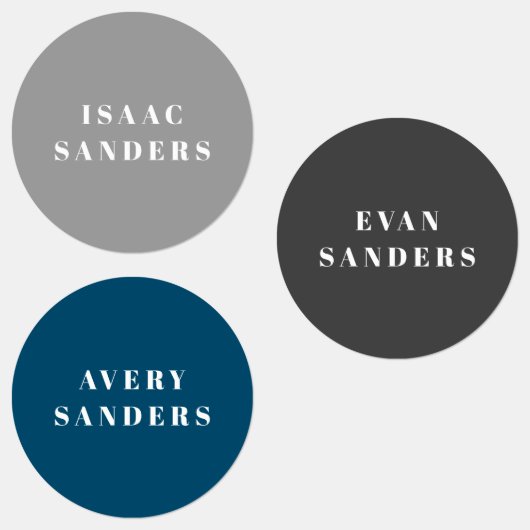 シンプルボホレインボー防水名 ラベル (グループ)