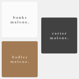 シンプルボホレインボー防水名 ラベル