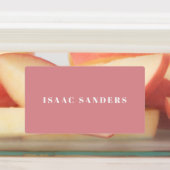 シンプルボホレインボー防水名 ラベル (貼付)