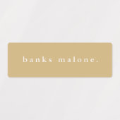 シンプルボホレインボー防水名 ラベル (デザイン1)