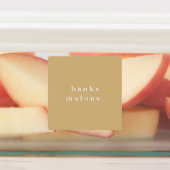 シンプルボホレインボー防水名 ラベル (貼付)