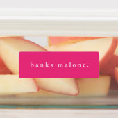 シンプルボホレインボー防水名 ラベル (貼付)