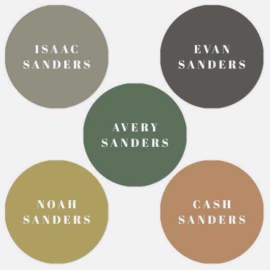 シンプルボホレインボー防水衣名 ラベル (グループ)