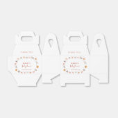 シンプルボホワイルドフラワーフレーム赤ちゃんシャワー フェイバーボックス (折り畳みなし)