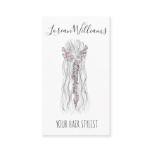 シンプルボホ結婚の美容師ロマンチックQRコード