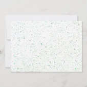 シンプルボーイ写真キッド誕生日 サンキューカード (裏面)